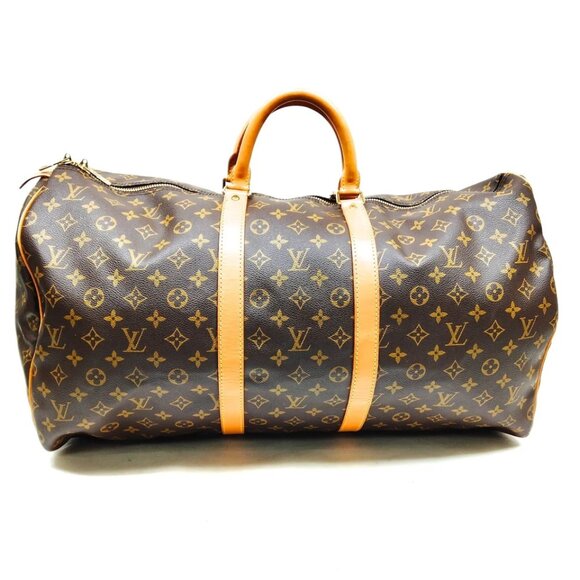 Louis Vuitton LV Boston Bag Keepall 55 Brown Monogram 799-082125 - Picture 1 of 9